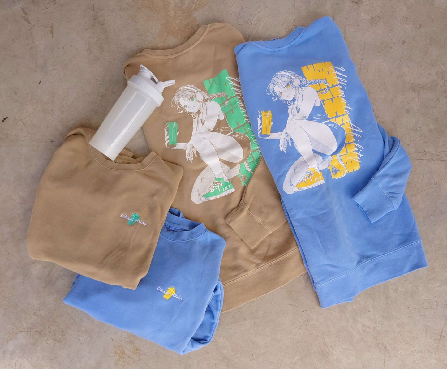 PROGRESSION CREWNECK - RAMUNE BLUE