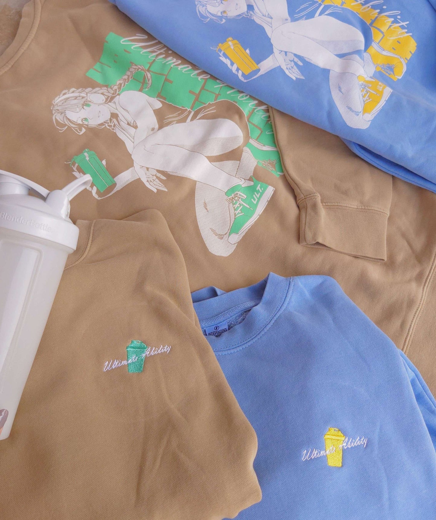 PROGRESSION CREWNECK - RAMUNE BLUE