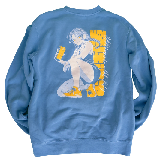 PROGRESSION CREWNECK - RAMUNE BLUE