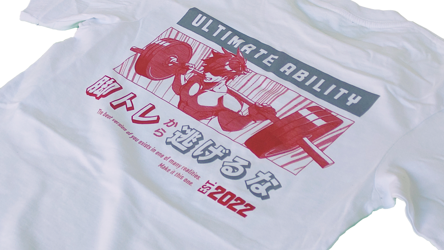 SQUAT TEE - PEARL WHITE