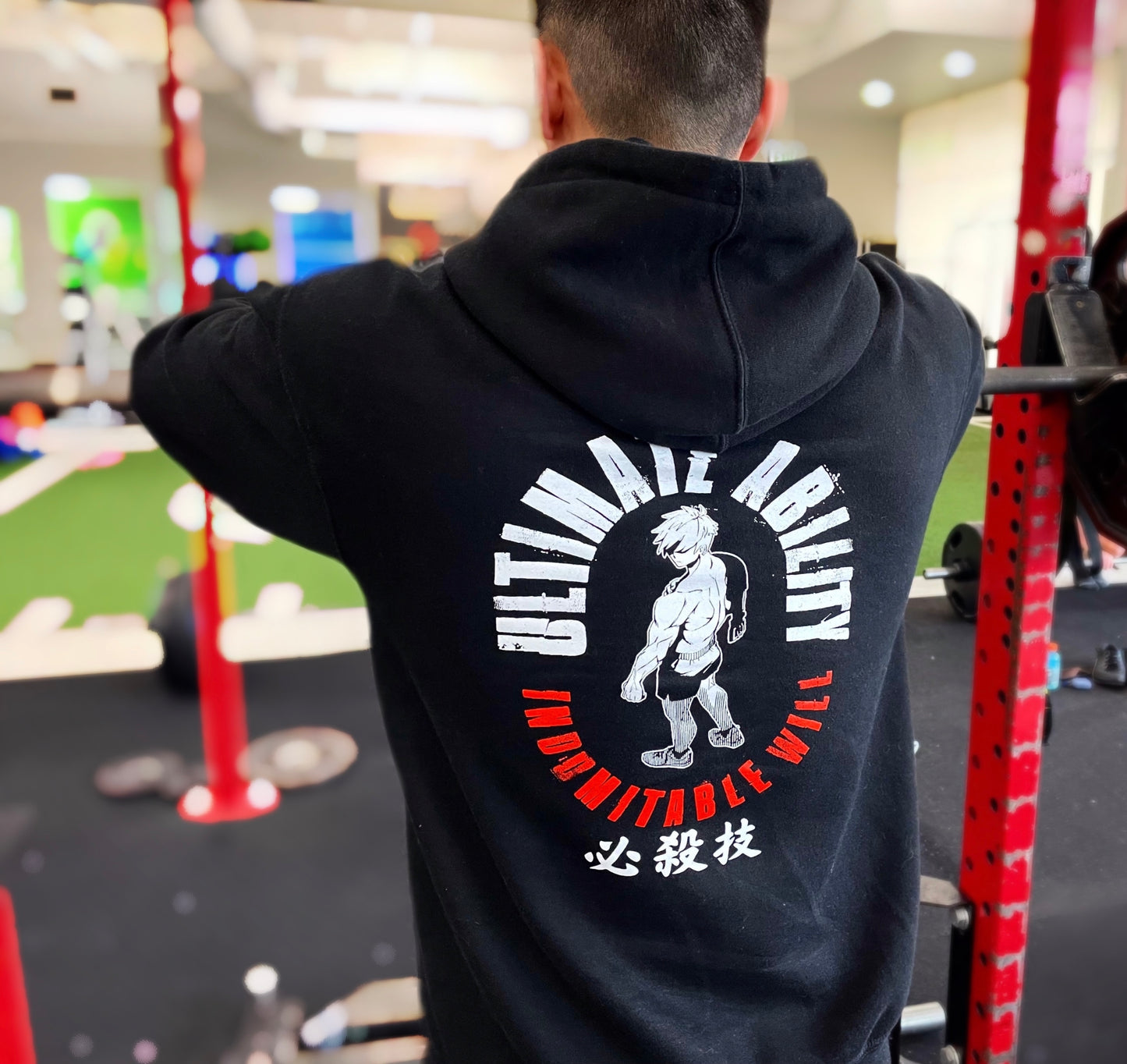 INDOMITABLE WILL HOODIE - OBSIDIAN BLACK