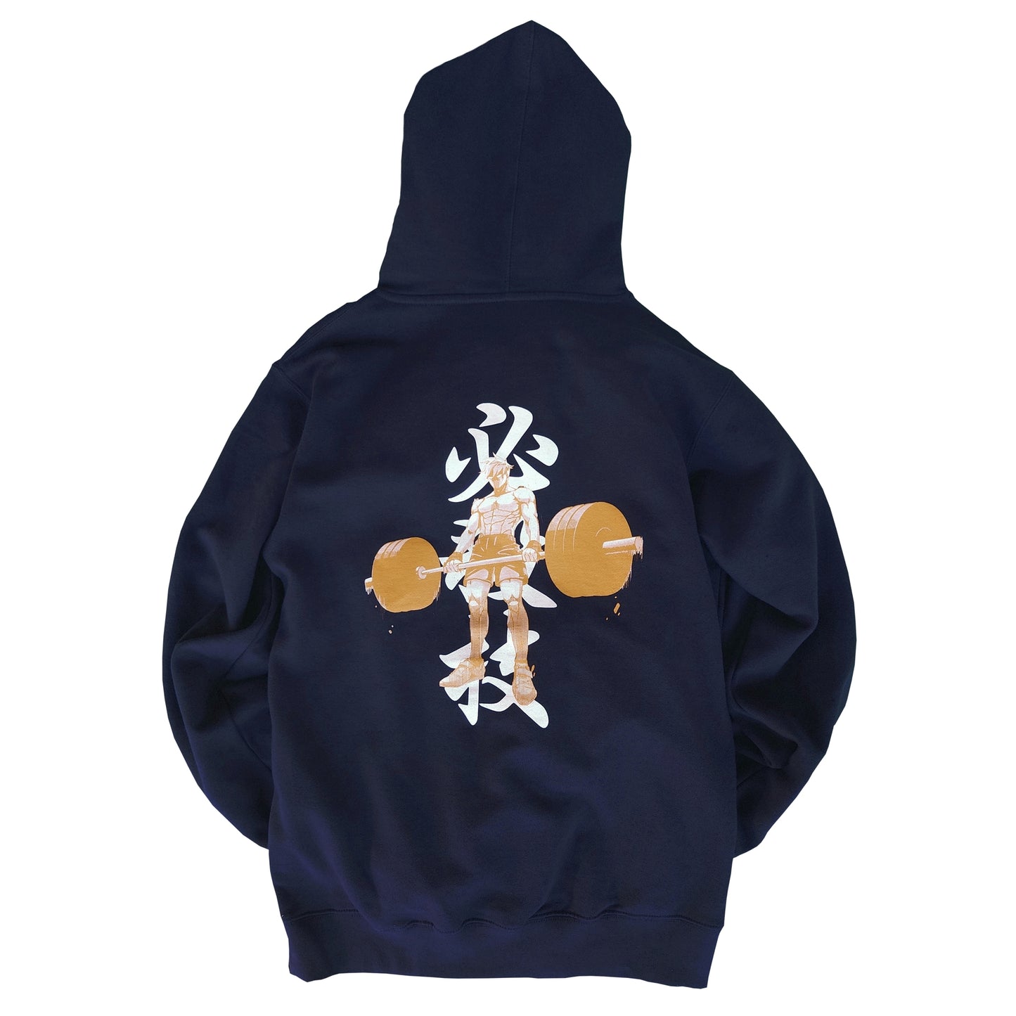 Anime Deadlift Hoodie Dark Navy
