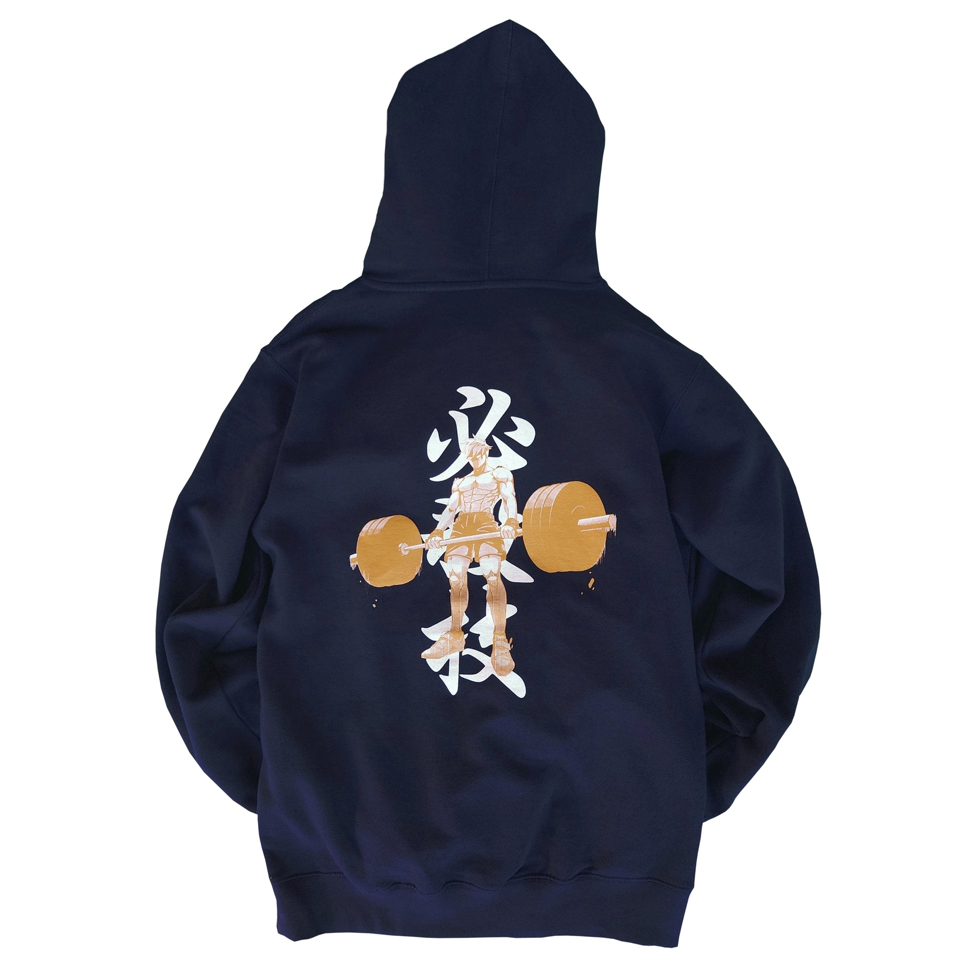 Anime Deadlift Hoodie Dark Navy