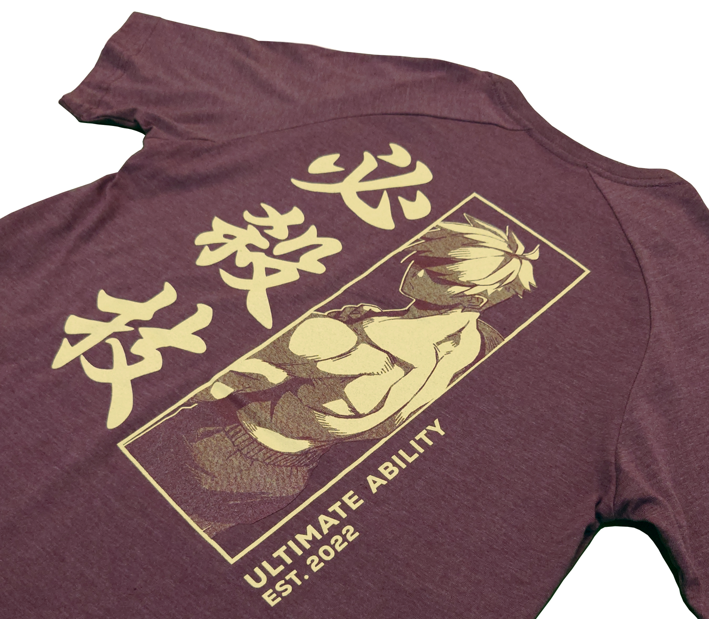 Anime Ultimate Ability Hissatsu T-Shirt Maroon