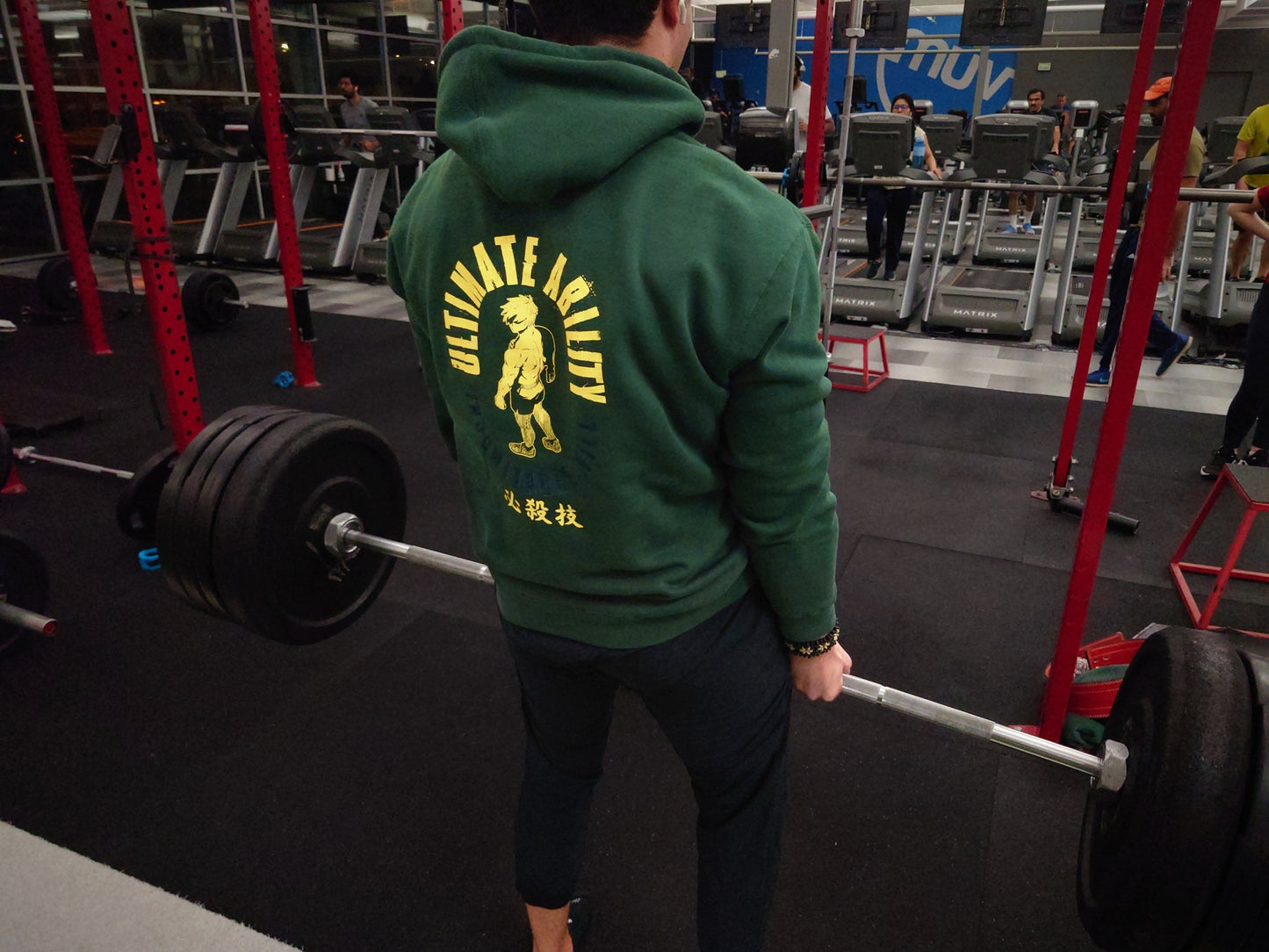 Anime Hoodie Indomitable Will Green