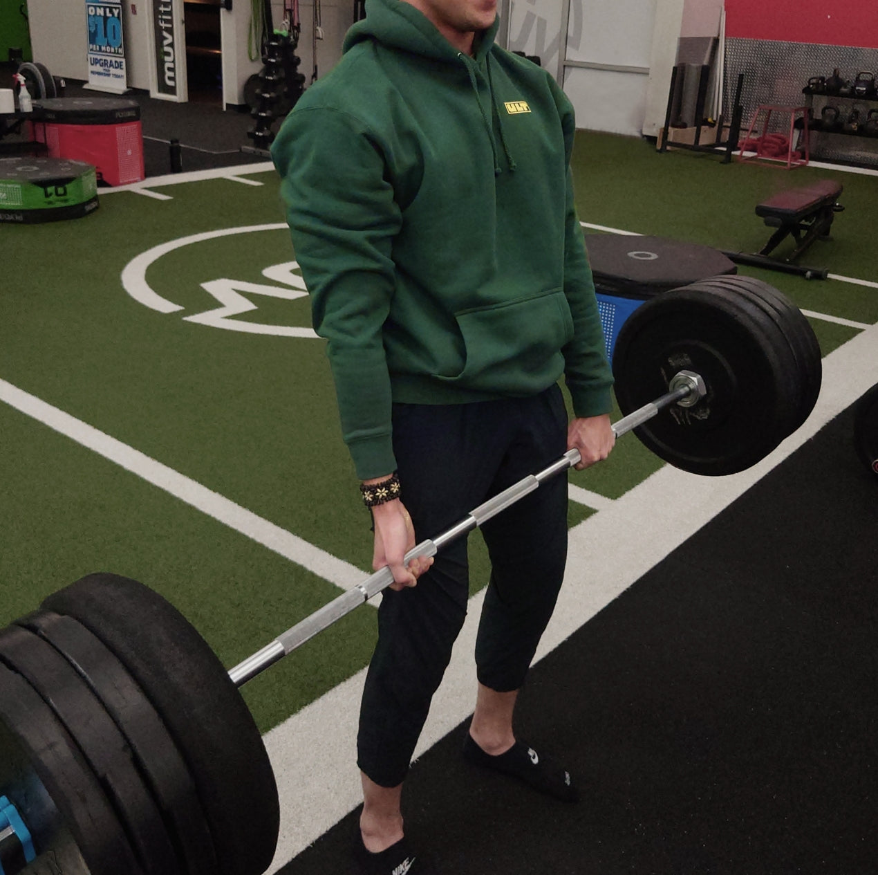 Anime Hoodie Indomitable Will Green